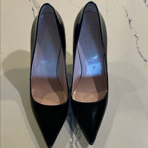 Kate Spade patent black heels